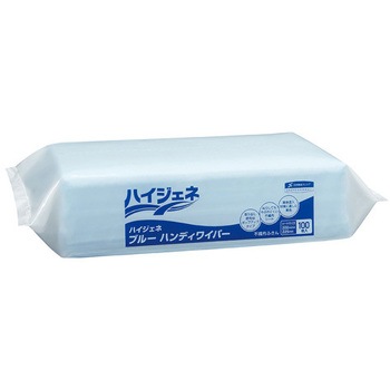 200x225mm 工業用ワイパー(16パック/ブルー) エスコ