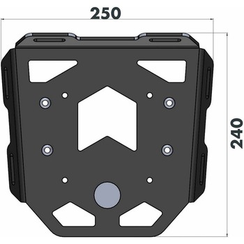 Minirack / ミニラック soft luggage rear rack for Yamaha XSR 700 / XTribute (2022-) - HEPCO&BECKER (ヘプコ&ベッカー)