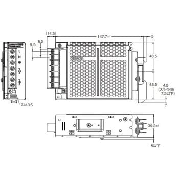 EA940DN-35A DC24V/150W スイッチングパワーサプライ エスコ AC100