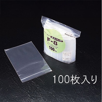 480x340mm ポリ袋(チャック付/100枚) エスコ