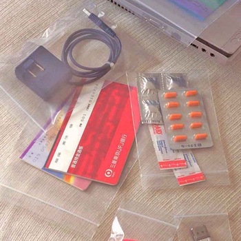 480x340mm ポリ袋(チャック付/100枚) エスコ