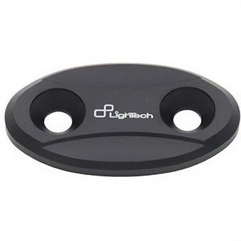 MIRROR BLOCK-OFF PLATES KAWASAKI ZX6R (03-04)， YAMAHA R1 (07-08) (CP) LIGHTECH (ライテック)
