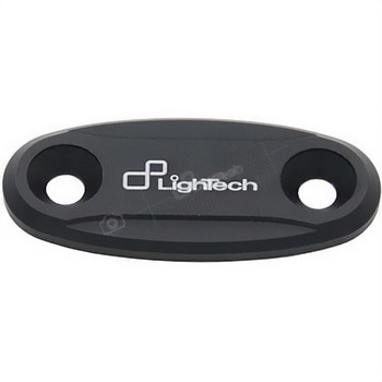 MIRROR BLOCK-OFF PLATES KAWASAKI ZX6R (05-08)， ZX10R (04-07) (CP) LIGHTECH (ライテック)