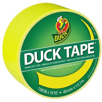 48mmx13.7m 手切れ粘着テープ(イエロー)[DUCK] エスコ