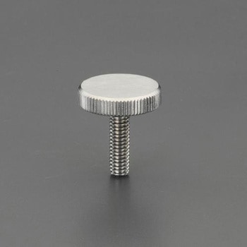 M5x16mm/Φ20mm ローレットノブ(雄ねじ/ステンレス製) - エスコ