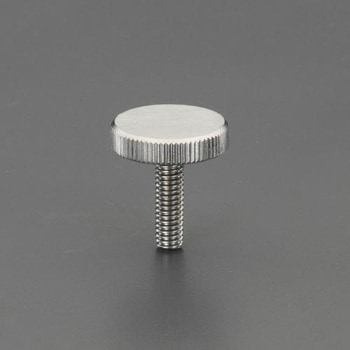 M10x25mm/Φ36mm ローレットノブ(雄ねじ/ステンレス製) エスコ