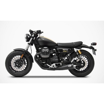 N. 2 ステンレススチール レーシング スリップオン MOTO GUZZI V9 BOBBER/ROAMER (2016-2019) - ZARD (ザード)