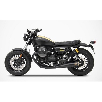 N. 2 ステンレススチール レーシング スリップオン MOTO GUZZI V9 BOBBER/ROAMER (2016-2019) - ZARD (ザード)