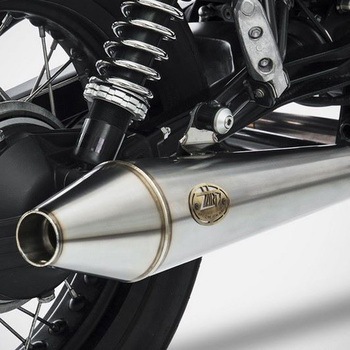 N. 2 ミラーポリッシュド ステンレススチール スリップオン MOTO GUZZI V7 CLASSIC (2008-2015) ZARD (ザード)