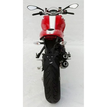 N.2 ステンレススチール -カーボン スリップオン DUCATI MONSTER 1100 EVO (2011-2013) ZARD (ザード)