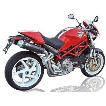 N.2 ステンレススチール -カーボン スリップオン DUCATI MONSTER S2R 1000/S4R ZARD (ザード)