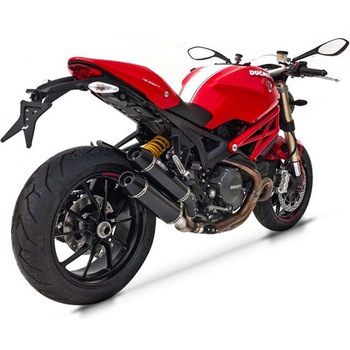 N.2 ステンレススチール -カーボン レーシング スリップオン DUCATI MONSTER 1100 EVO (2011-2013) ZARD (ザード)