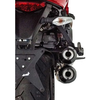 N.2 ステンレススチール -カーボン レーシング スリップオン DUCATI MONSTER 1100 EVO (2011-2013) ZARD (ザード)