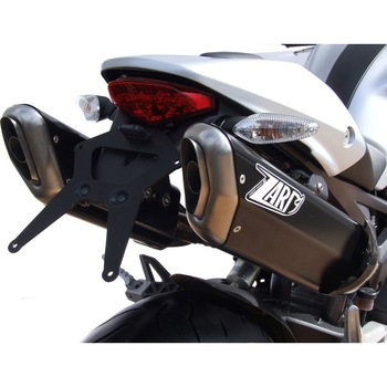 N.2 ステンレススチール -カーボン レーシング スリップオン DUCATI MONSTER 696/796/1100 ZARD (ザード)