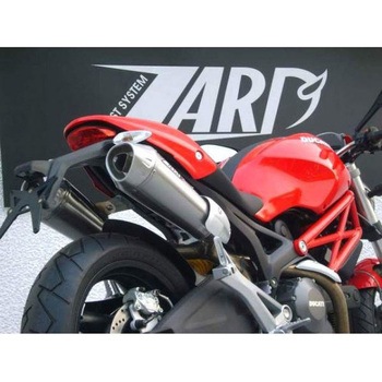 N.2 ステンレススチール -カーボン レーシング スリップオン DUCATI MONSTER 696/796/1100 ZARD (ザード)