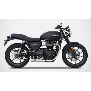 N.2 ステンレススチール スリップオン TRIUMPH STREET TWIN (2016-2019) ZARD (ザード)