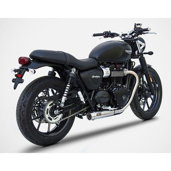 N.2 ステンレススチール スリップオン TRIUMPH STREET TWIN (2016-2019) ZARD (ザード)