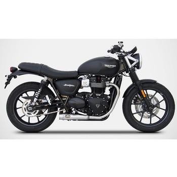 ZTPH058SSR N.2 ステンレススチール レーシング スリップオン TRIUMPH STREET TWIN (2016-2019) 1個  ZARD 【通販モノタロウ】