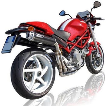 ZD024LSR-2 N.2 チタン レーシング スリップオン DUCATI MONSTER S2R 1000/S4R 1個 ZARD  【通販モノタロウ】