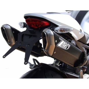 N.2 ブラックステンレススチール -ALU スリップオン DUCATI MONSTER 696/796/1100 ZARD (ザード)