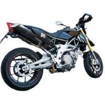 N.2 ブラックステンレススチール -ALU レーシング スリップオン APRILIA DORSODURO 750 (2009-2014) ZARD (ザード)