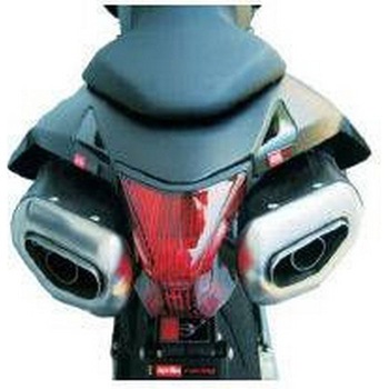 N.2 ブラックステンレススチール -ALU レーシング スリップオン APRILIA DORSODURO 750 (2009-2014) ZARD (ザード)