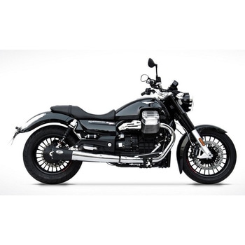 N.2 ブラックステンレススチール スリップオン MOTO GUZZI CALIFORNIA (2014-2019) ZARD (ザード)