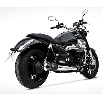 N.2 ブラックステンレススチール スリップオン MOTO GUZZI CALIFORNIA (2014-2019) ZARD (ザード)