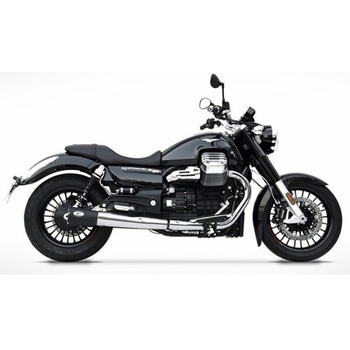 N.2 ブラックステンレススチール レーシング スリップオン MOTO GUZZI CALIFORNIA (2014-2019) ZARD (ザード)