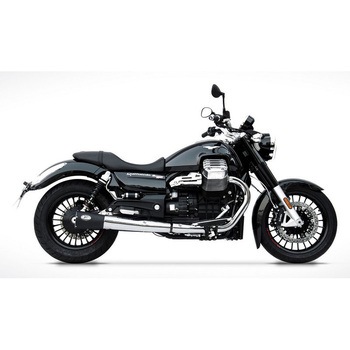 N.2 ミラーポリッシュド ステンレススチール レーシング スリップオン MOTO GUZZI CALIFORNIA (2014-2019) ZARD (ザード)