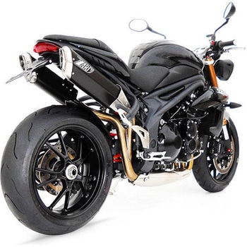 N° 2 ステンレススチール -ALU スリップオン TRIUMPH SPEED TRIPLE 1050 (2011) ZARD (ザード)