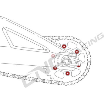 NUTS リングギア M10X1.0 - CNC Racing (シーエヌシーレーシング)