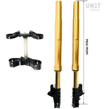 Ohlins USD fork kit LOW + triple clamp | 2904gold-Low - UnitGarage (ユニットガレージ)