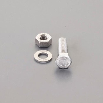 M10x 30mm強力六角ボルト(SUS/ナットワッシャ付全ネジ エスコ
