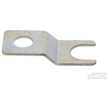 M12 アジャストボルト固定金具(三価ホワイト) エスコ