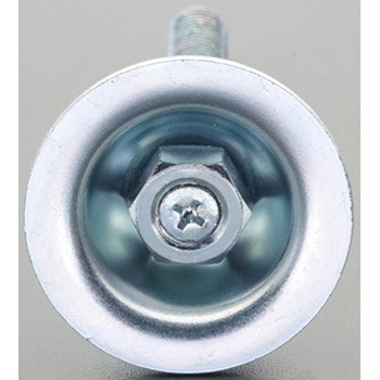 Φ38mm/M10x 50mm アジャストボルト(三価ホワイト) エスコ