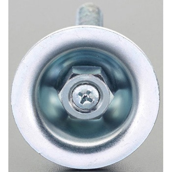 Φ60mm/M12x125mm アジャストボルト(三価ホワイト) エスコ