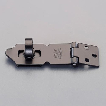 25mm 掛 金(スチール製・ツヤ消し黒) エスコ