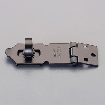 45mm 掛 金(スチール製・ツヤ消し黒) エスコ