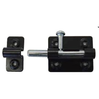 27.0x30.5mm 塗ラッチ(黒) - エスコ