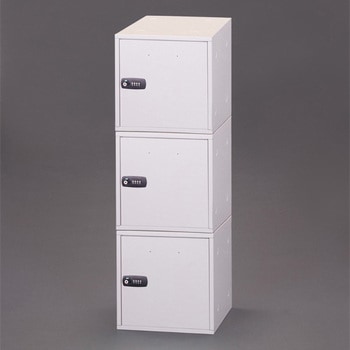 350x350x350mm(3個) セキュリティキャビネット(連結式) エスコ