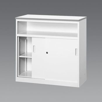900x450x890mm カウンター(引戸/中棚付) エスコ