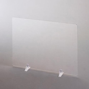 540x400mm 飛沫感染防止パーテーション(卓上型) エスコ