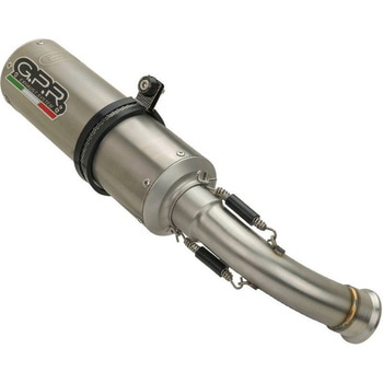 Original For Ducati Scrambler 800 2015/16 Homologated スリッポンエキゾースト  M3 Titanium Natural GPR Exhaust (ジーピーアールエキゾースト)