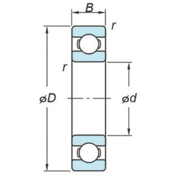 [6907]深溝玉軸受 エスコ