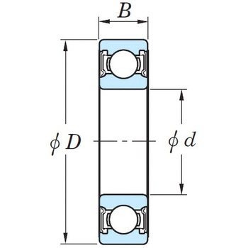 [6903-2RU]深溝玉軸受 エスコ