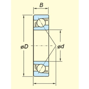 [7001]アンギュラ玉軸受 エスコ