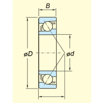 [7005]アンギュラ玉軸受 エスコ