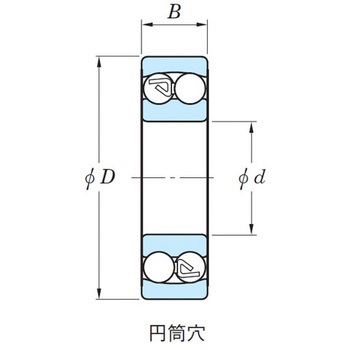 [2203]自動調心玉軸受 エスコ