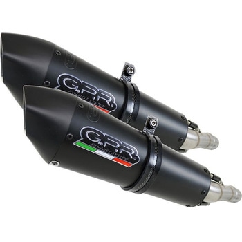 Original For Kawasaki Z 1000 Sx 2017/19 E4 Pair Homologated スリッポンエキゾースト  Gpe Ann.Black Titanium GPR Exhaust (ジーピーアールエキゾースト)